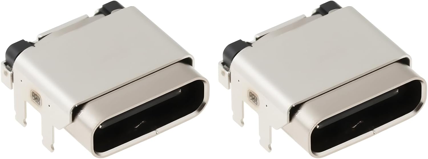 2er-pack Usb-typ-c-ladeanschlüsse Mit Dc-stromanschluss, Kompatibel Mit Dell 2-in-1-laptops (rechte Seite)