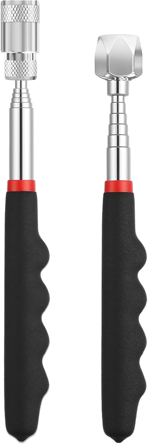 2-teiliges Teleskopisches Magnet-bergungswerkzeug-set, 16 Lb Und 8 Lb, Teleskopisches Magnet-hebewerkzeug Zum Bergen Kleiner Metallgegenstände In Ecken Und Dunklen Orten