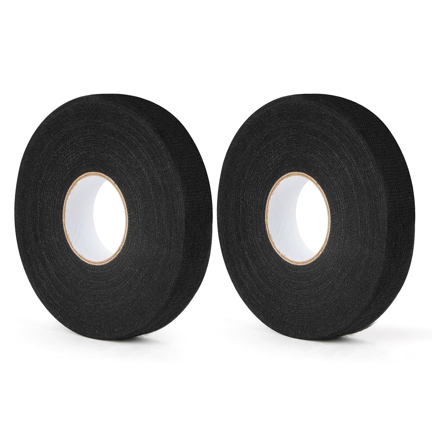 Kabelklebeband, 2 Stück 15 M X 19 Mm Pet-gewebeklebeband, Hitzebeständige Klebebänder, Für Hochtemperaturkabel, Schwarze Isolierbänder Für Haushalts-, Motorrad- Und Autokabelbäume
