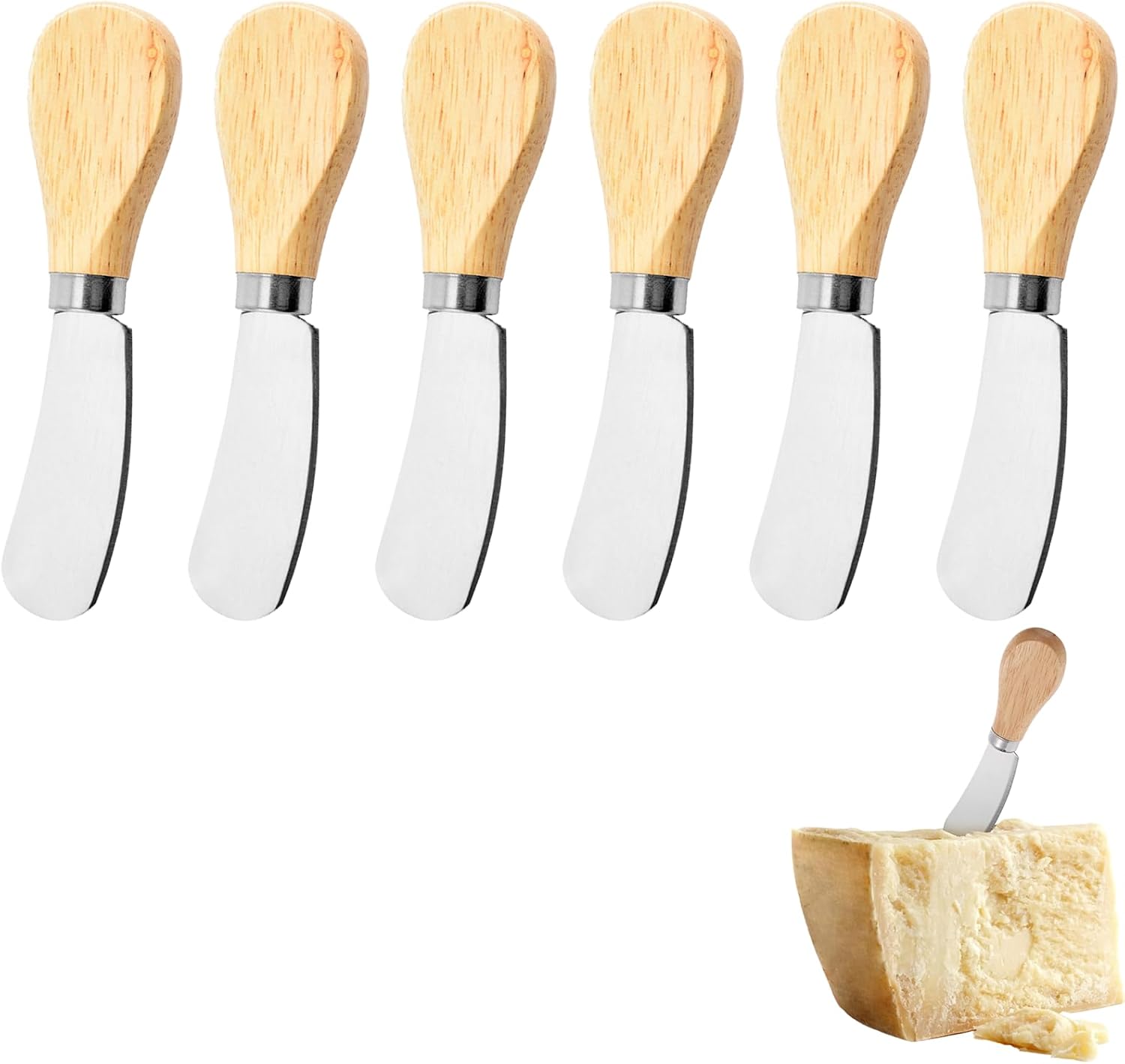 Buttermesser-set, 6 Kleine Streichmesser Für Käse Und Gebäck