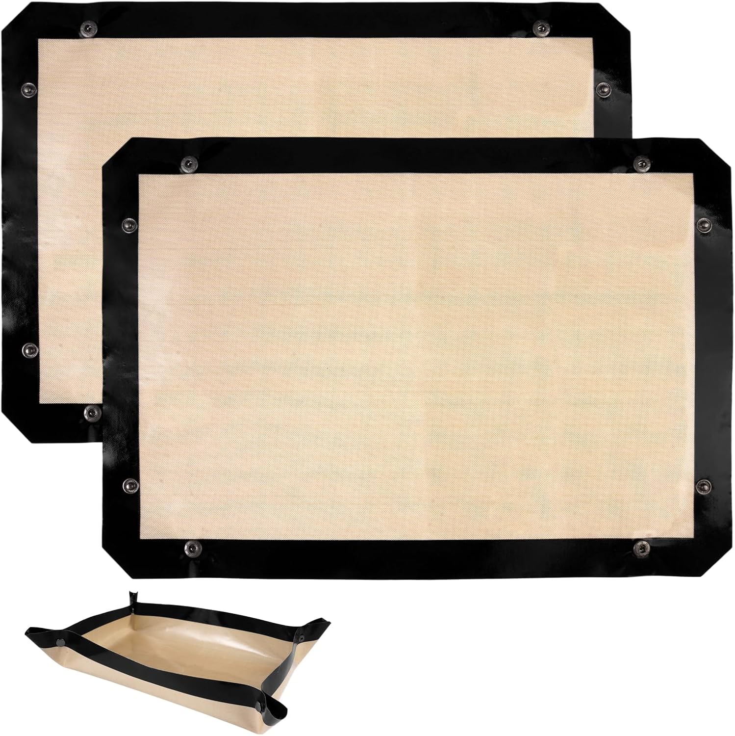Set Mit 2 Backmatten, 42 X 29,5 Cm, Silikon-backmatten