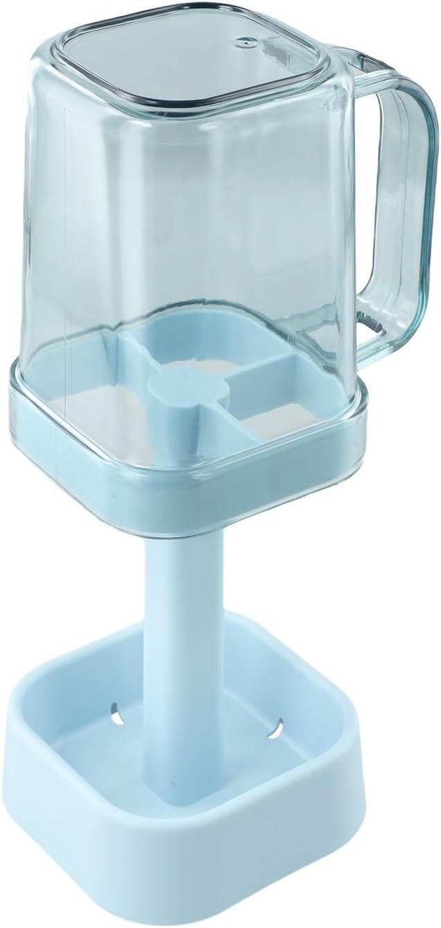 Zahnbürstenhalter Mit Ausziehbarem Becher Fürs Badezimmer, Für Elektrische Zahnbürsten Und Zahnpasta – Verstellbarer Organizer (blau)