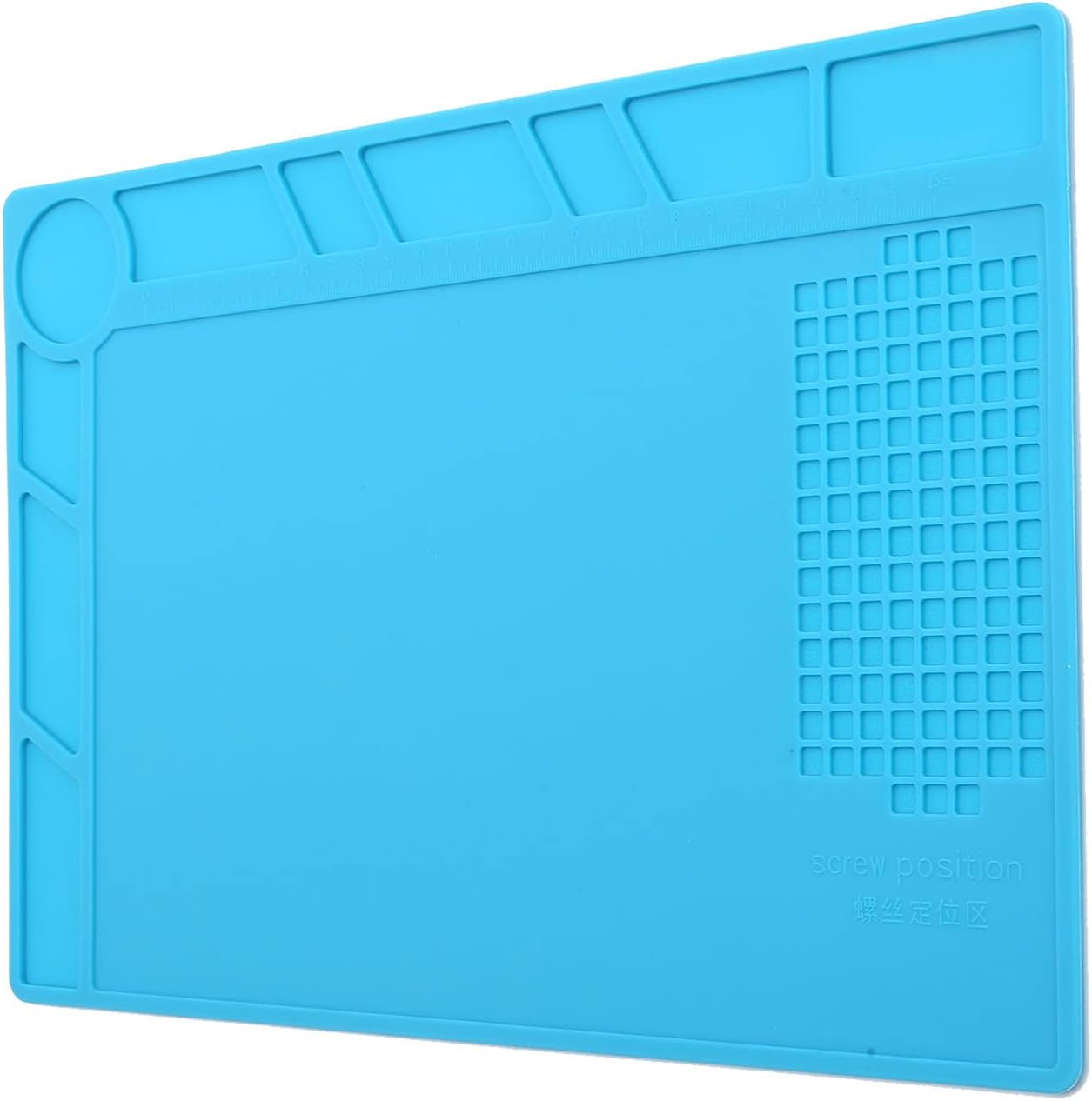 Rutschfeste Uhrenreparaturmatte, Lötpad Aus Gummi Für Effiziente Werkzeugorganisation 35 X 25 Cm