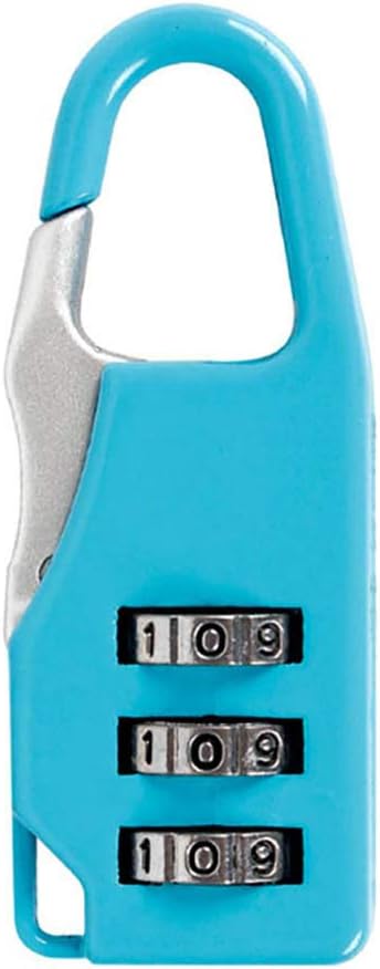 3-stelliges Zahlenschloss Für Gepäck, Koffer, Rucksäcke, Blau (blau) - Sr1083