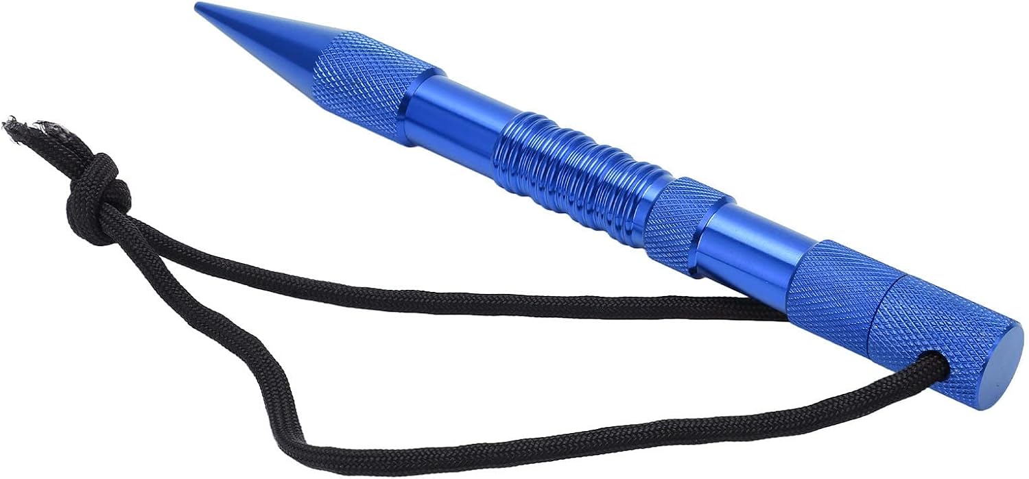 Aluminiumnadel Für Paracord, Leder Und Seil (blau)
