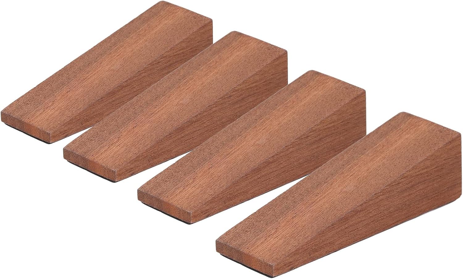 Mobiler Türstopper, Einfach Zu Bedienender Türstopper Aus Holz, Vielseitig Einsetzbar, Rutschfest, 4-teilig Fürs Badezimmer