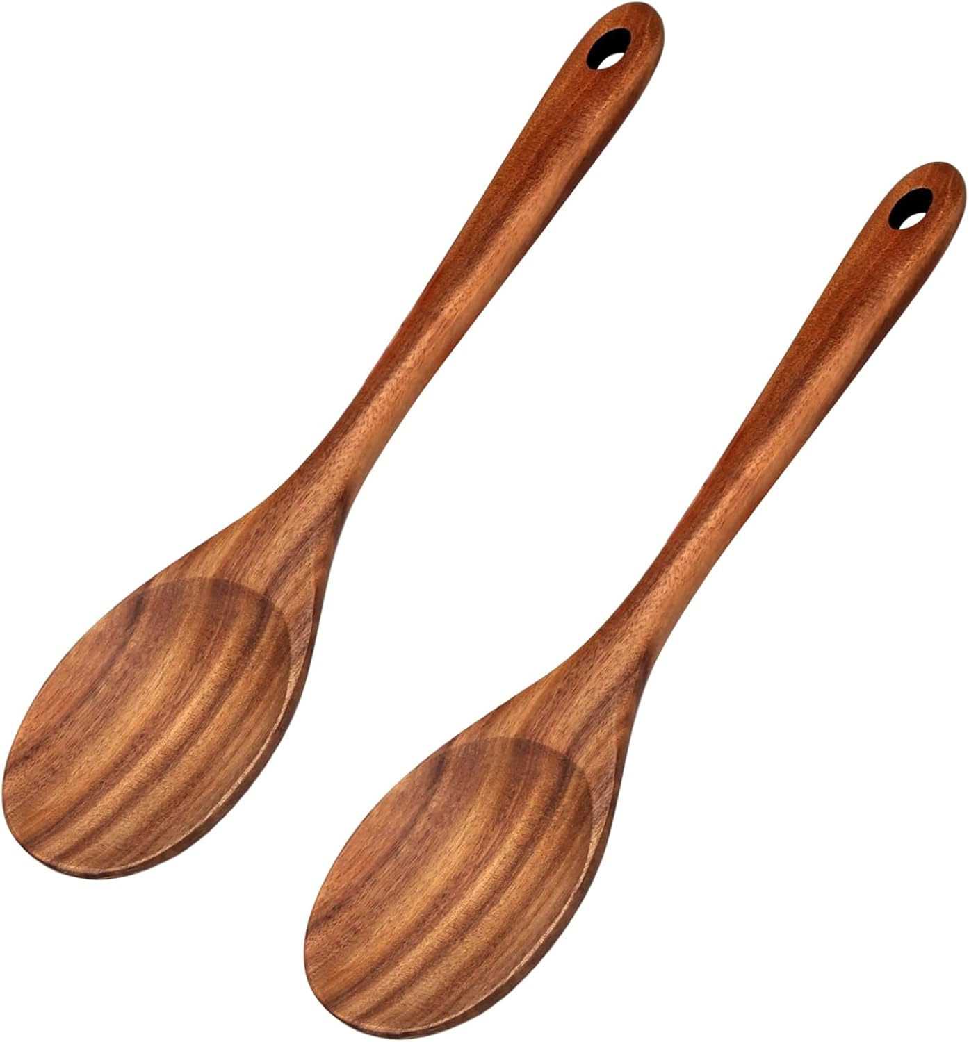 2-teiliges Küchenlöffel-set Aus Holz, 31,2 Cm