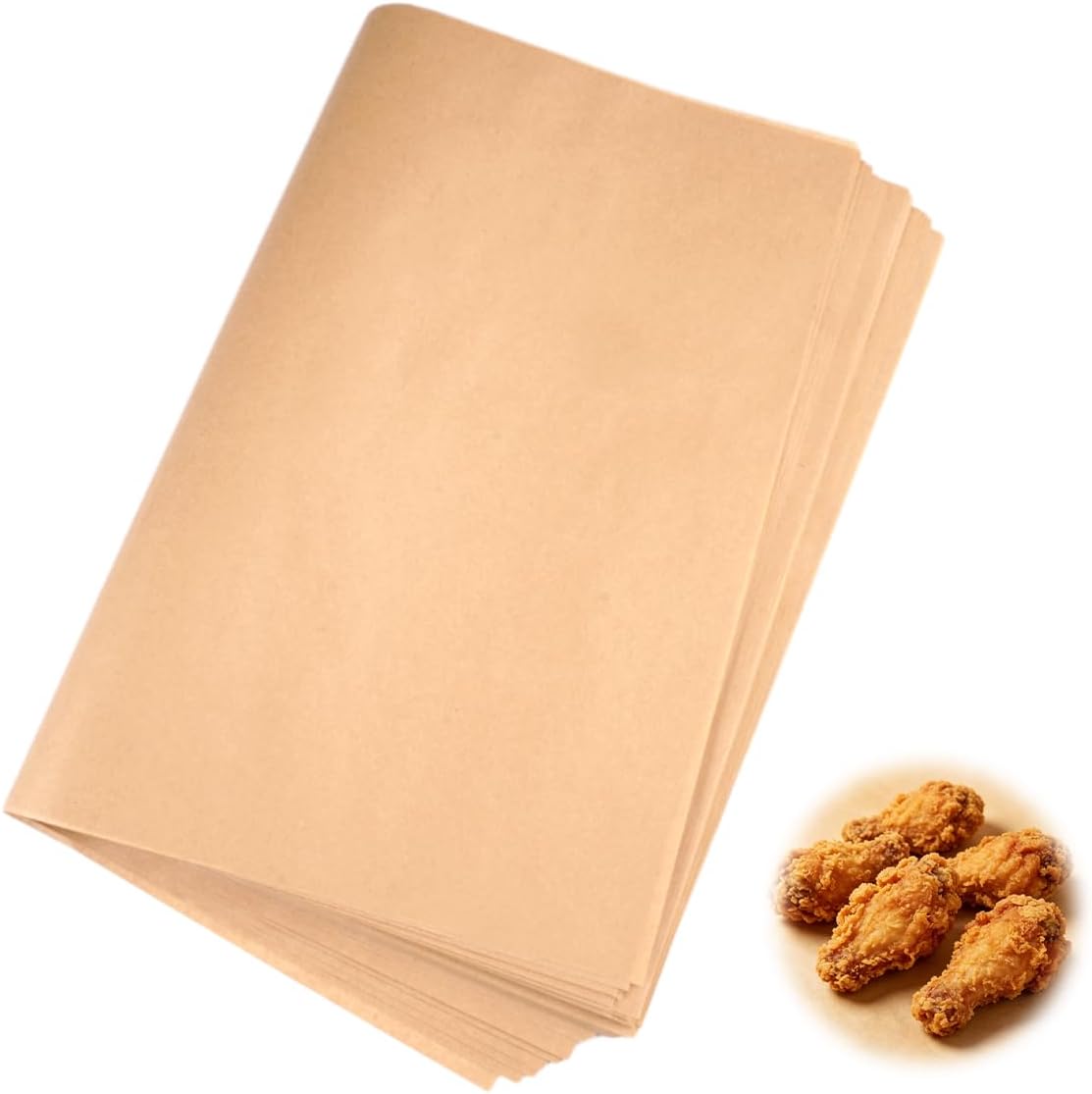 150 Blatt Backpapier, 35 X 25 Cm Vorgeschnittenes Pergamentpapier