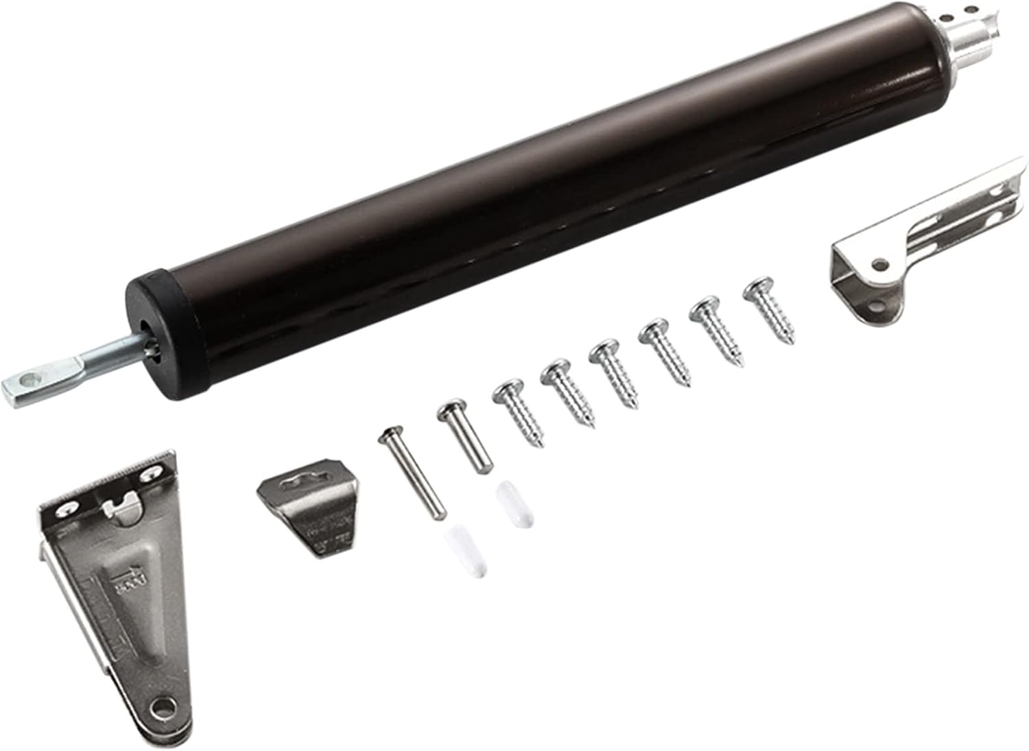 Einfacher, Leiser Pneumatisch-hydraulischer Automatischer Türschließer, Türpuffer Für Den Hausgebrauch, Braune Möbelbeschläge