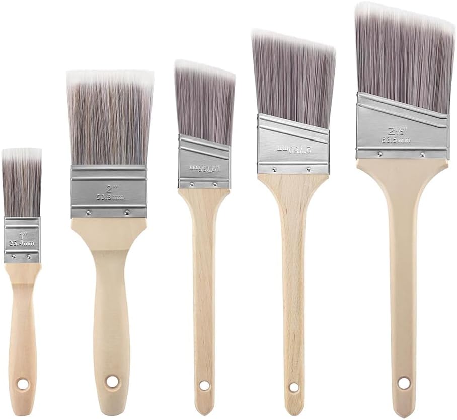 Pinselset Für Latexfarbe, Farben Und Lasuren, Wände, Schränke, Zäune, Gewachste Möbel