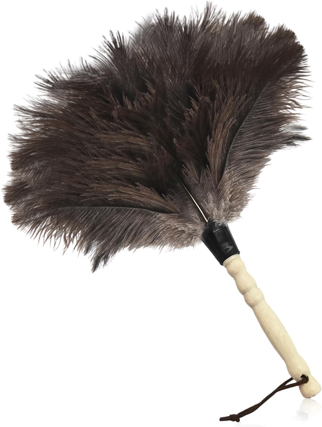 Staubwedel, 1 Stück, 35 Cm, Holzgriff, Künstliche Straußenfedern, Geeignet Für Autos, Regale, Büros Und Möbel