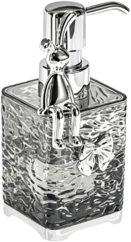 300 Ml Nachfüllbarer, Transparenter Pet-seifenspender (grau)