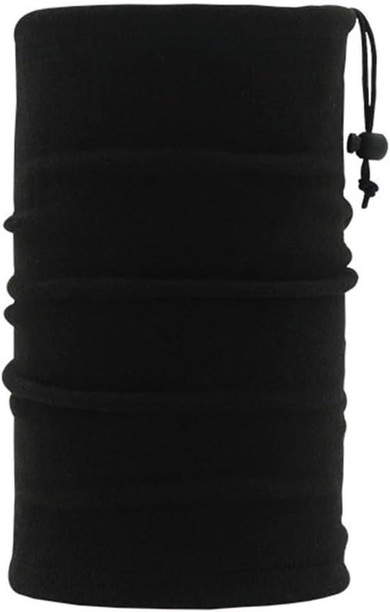 Weicher Fleece-winter-nackenwärmer Mit Verstellbarem Kordelzug Zum Skifahren, Radfahren, Laufen, Atmungsaktive Maske, Graues Stirnband