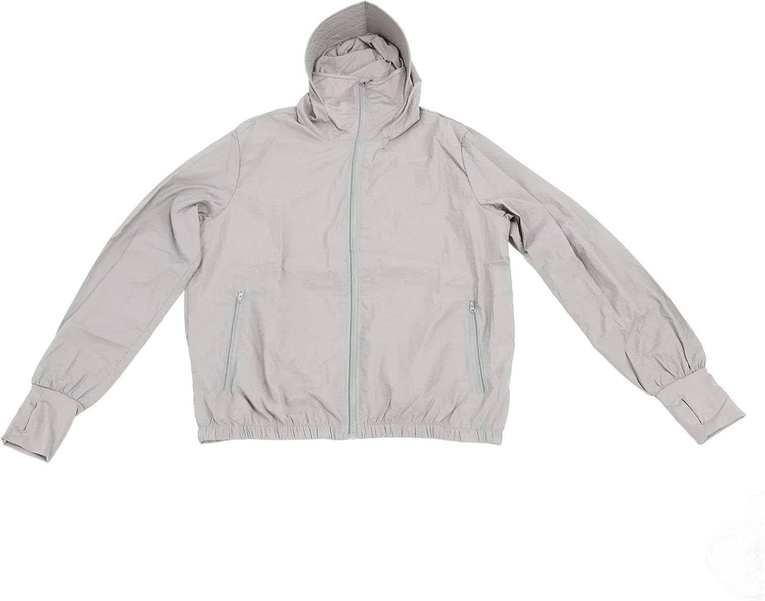Kühlende Jacke Mit Ventilator, Klimatisierte Polyesterkleidung Mit 3 Geschwindigkeitsstufen, Usb-anschluss, Graue Sonnenschutz-arbeitskleidung Für Arbeiten Im Freien, (2xl)