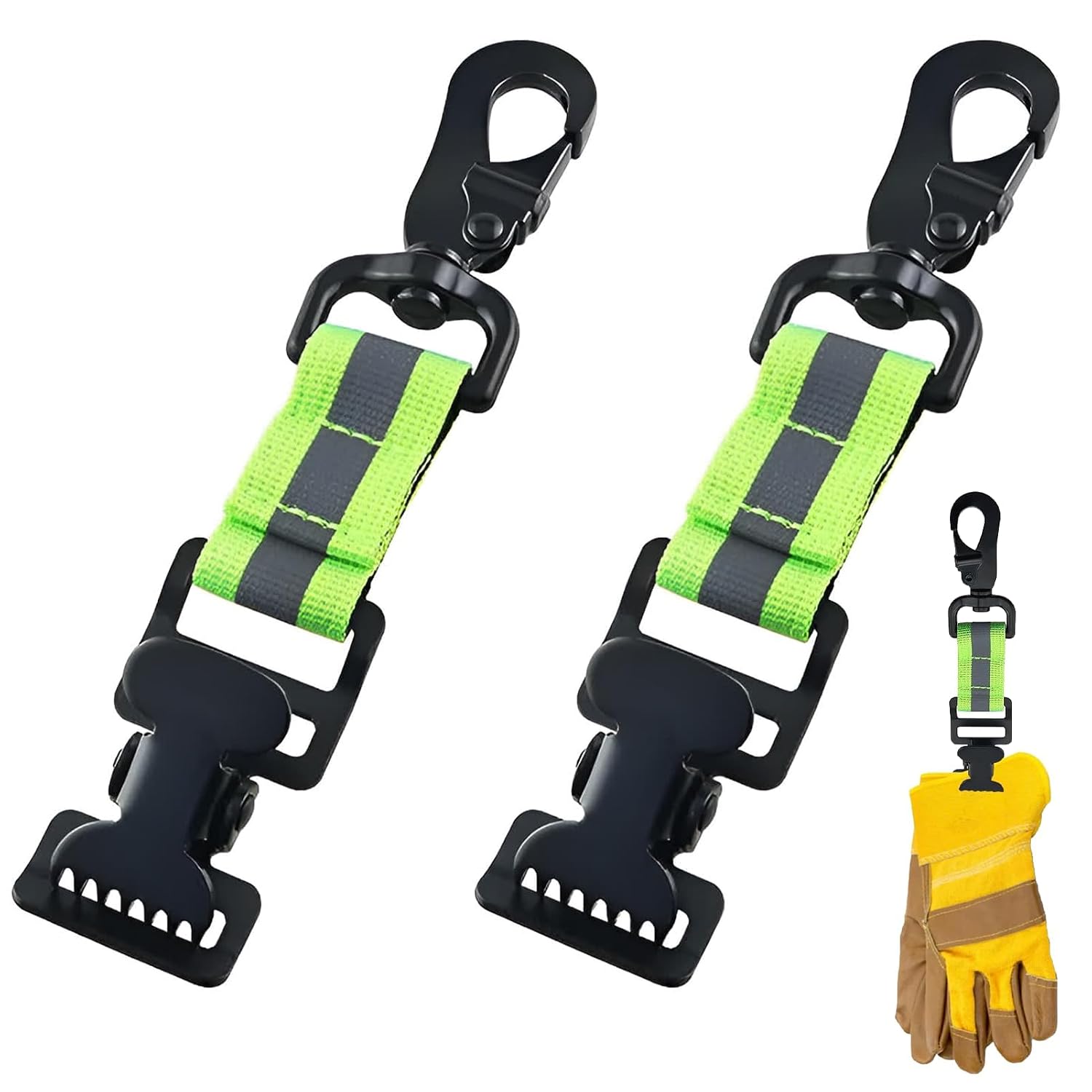 Set Mit 2 Feuerwehrhandschuhhaltern, Handschuhclips Für Feuerwehrhandschuhe, Geeignet Zum Aufhängen Von Handschuhen, Schutzhelmen Und Handtüchern (grün)