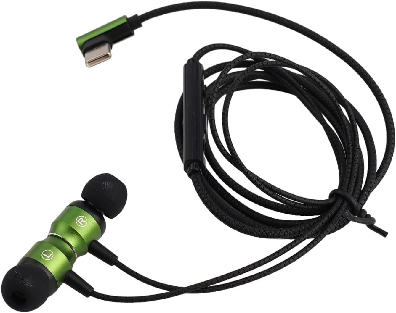 Leichte Und Tragbare, Faltbare Abs-over-ear-kopfhörer (type-c-grün)