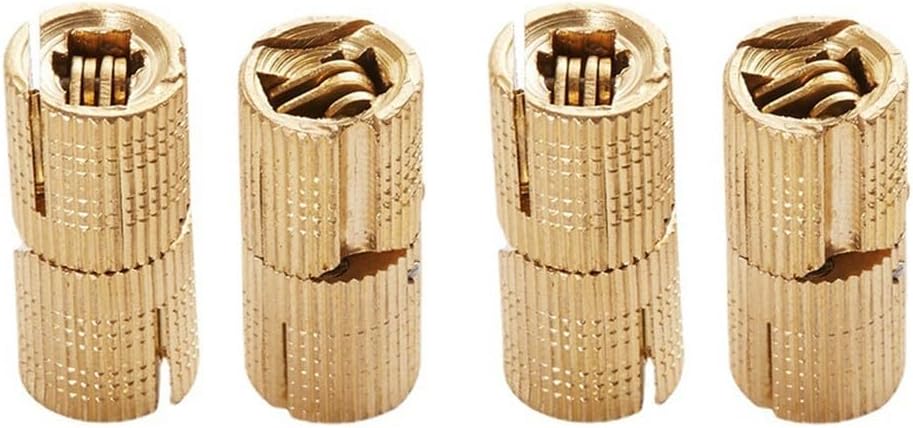 Satz Mit 4 Zylindrischen Scharnieren Aus Massivem Kupfer – Unsichtbares Design (m10 X