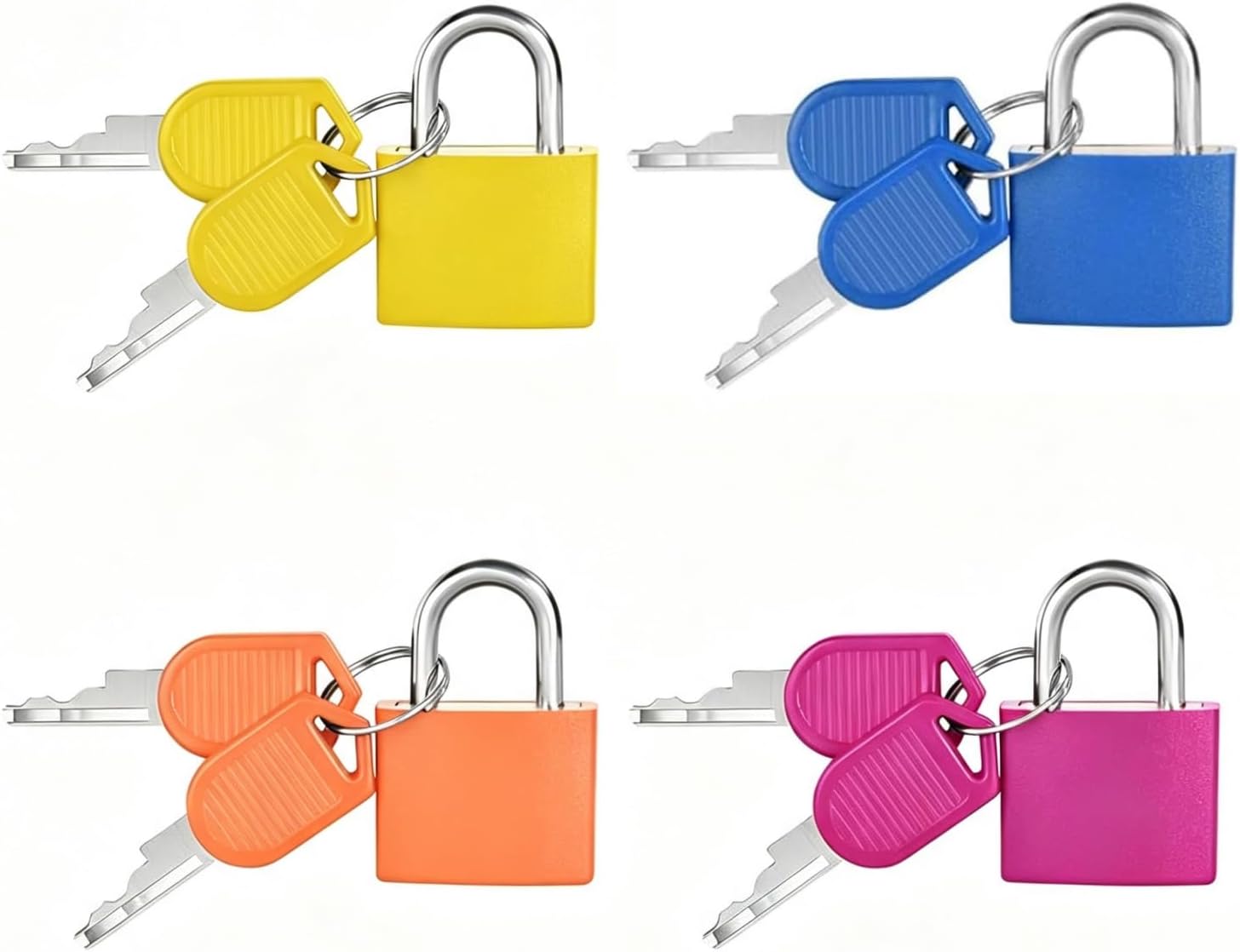 Kleine Gepäckschlösser, Kleine Vorhängeschlösser Mit 2 Schlüsseln, Mehrfarbige Mini-gepäckschlösser, Kofferschlösser Für Gepäck, Kleine Kofferschlösser Für Reisen/koffer/schließfächer (30 X 23 Cm)