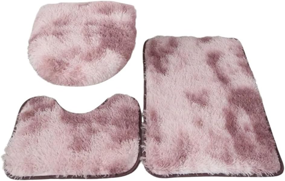 Schnelltrocknendes Mikrofaser-badematten-set (rosa)