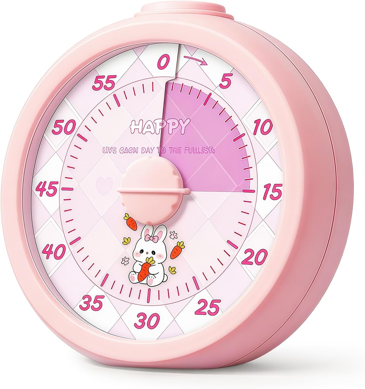Visueller Timer Für Kinder, 60-minuten-timer, Lautlos Blinkend Oder Klingelnd, Lautloser Timer Für Kinder Und Erwachsene, Autismus/adhs, Küche, Klassenzimmer, Büro, Sport