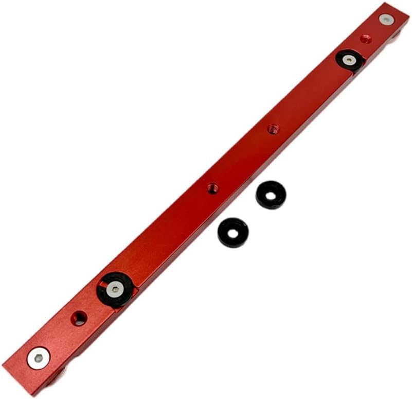 Gehrungsschiene Aus Aluminiumlegierung Für Holzbearbeitung – 300 Mm – Oberfräse – Heimwerkerwerkzeug – Rot