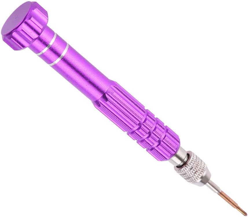 Schraubendrehergriff Mit Rotem (lila) Uhren- Und Handy-reparaturset