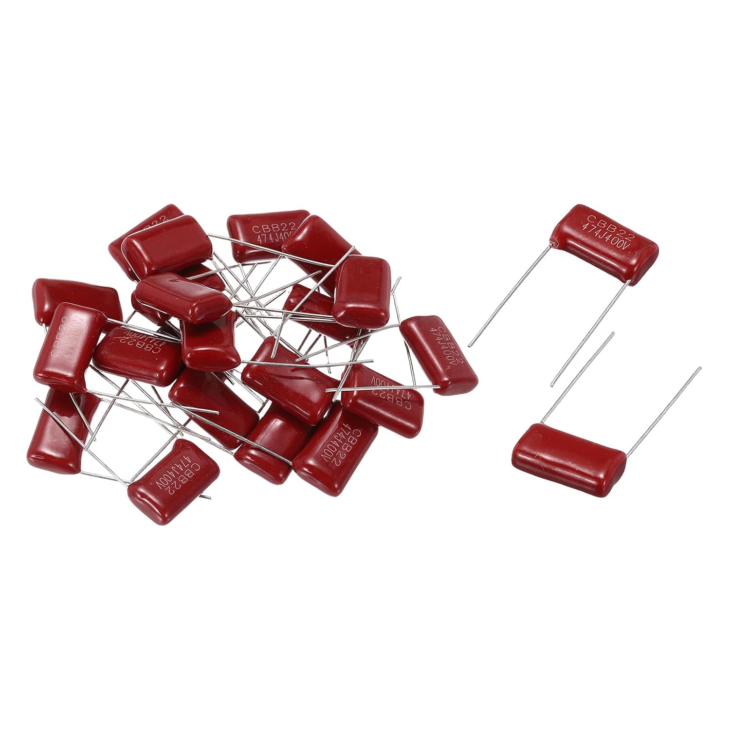 20 Stück Cbb22 400v 474j 5% Toleranz Durchsteck-metallfilmkondensatoren Aus Polypropylen