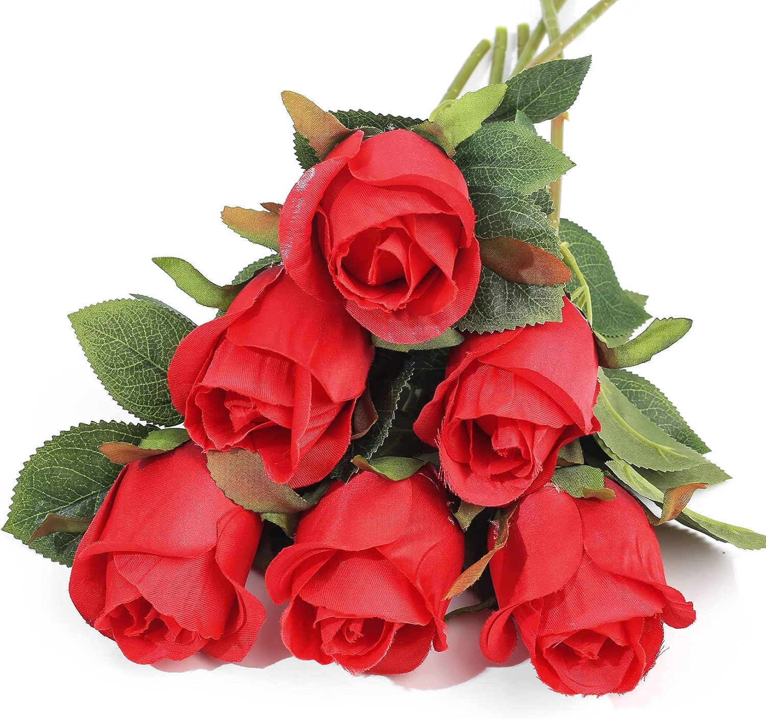 Künstliche Rosen, Einstielige Seidenblumen, Künstliche Rote Rosensträuße Für Hochzeitsdekorationen