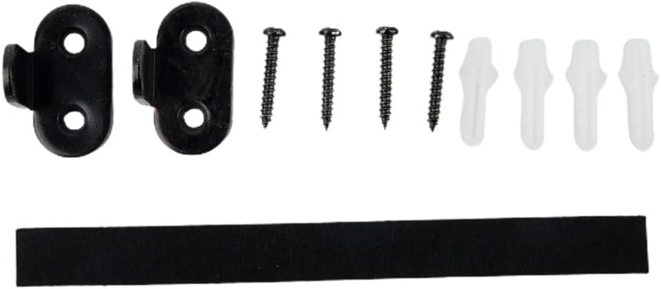 Set Mit 2 Schiebetür-bodenführungen – Verstellbarer Nylon-rollenstopper Für Holz- Und Glastüren, Robuste Stahl-bodenstütze, Flache, Unsichtbare Beschläge