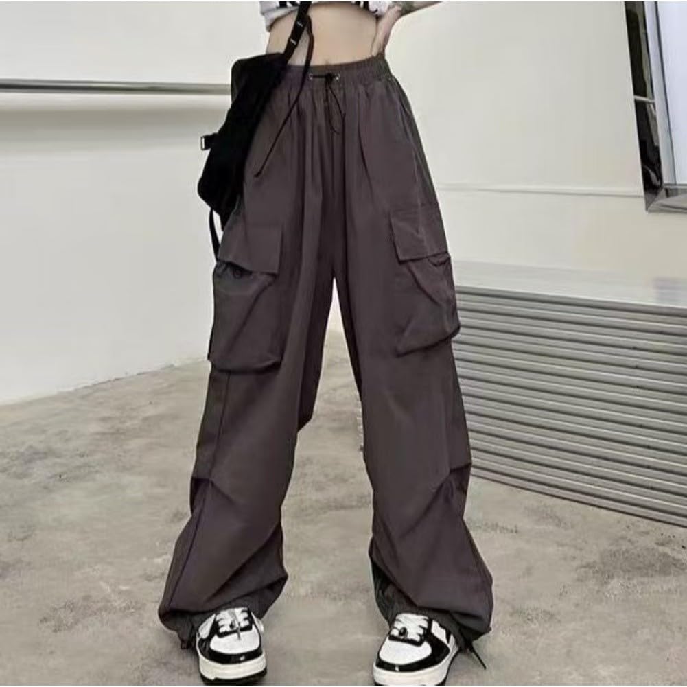Lässige Damen-freizeithose Mit Weitem Bein, Bundfalten Und Taschen – Unifarbene, Gerade Geschnittene Arbeitshose – Für Den Alltag – Schwarz