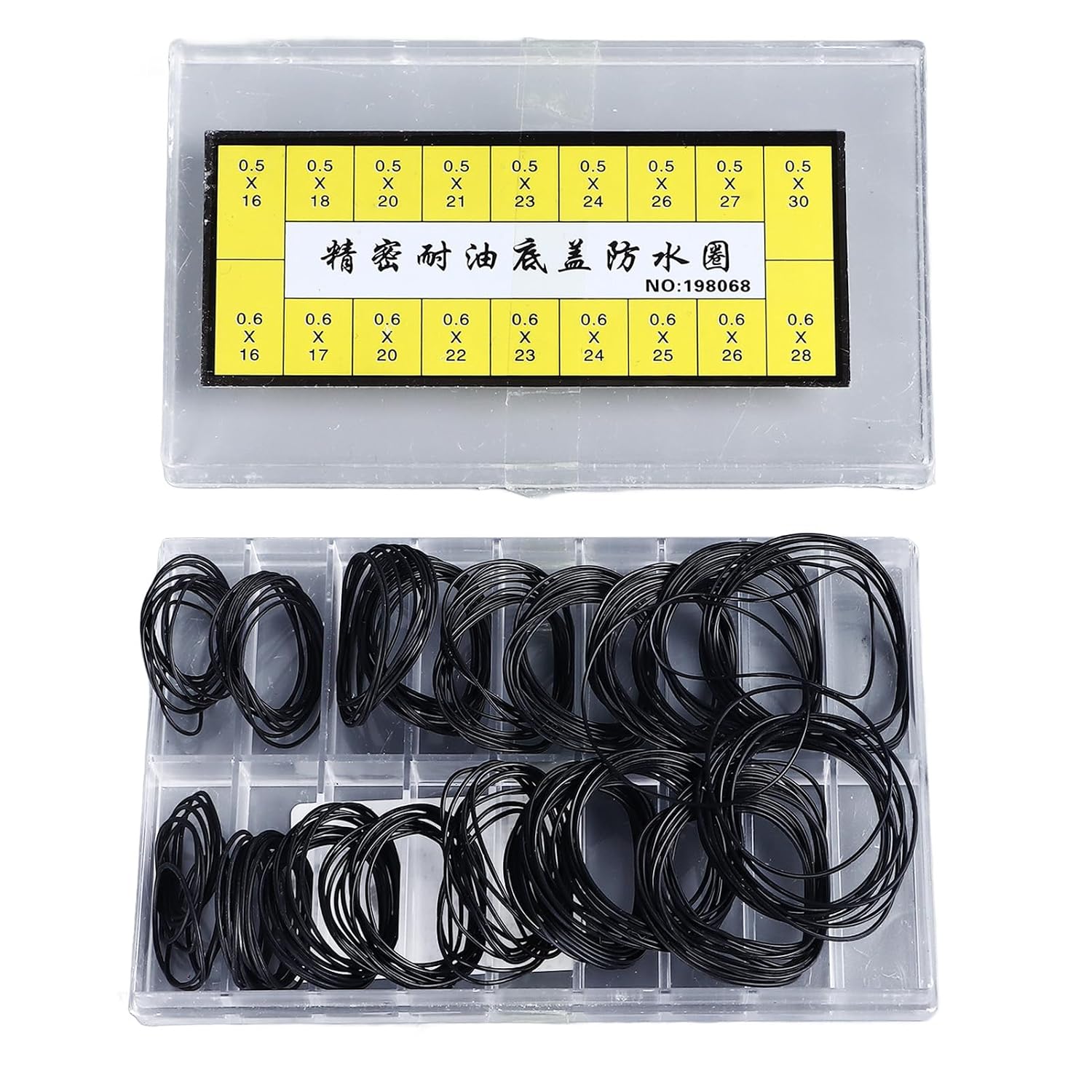 O-ringe Für Uhren, 180 Stück Wasserdichte Gummi-o-ringe Für Die Uhrenreparatur, 0,5 Mm Und 0,6 Mm Für Optimale Passform Bei Uhrmachern