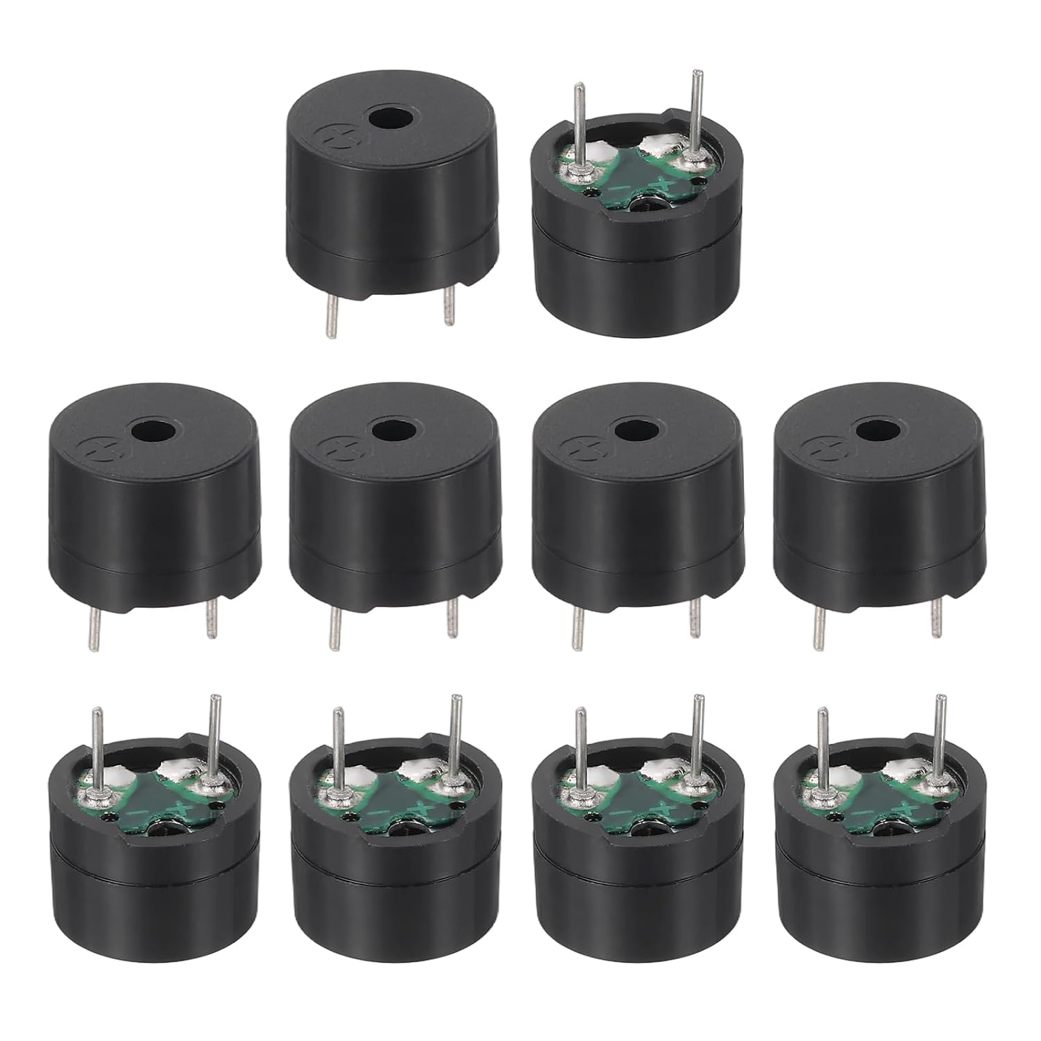 10 Stück Passive Summer, Gleichstrom 1,5-5 V, Elektrischer Summer, Piezo-alarm