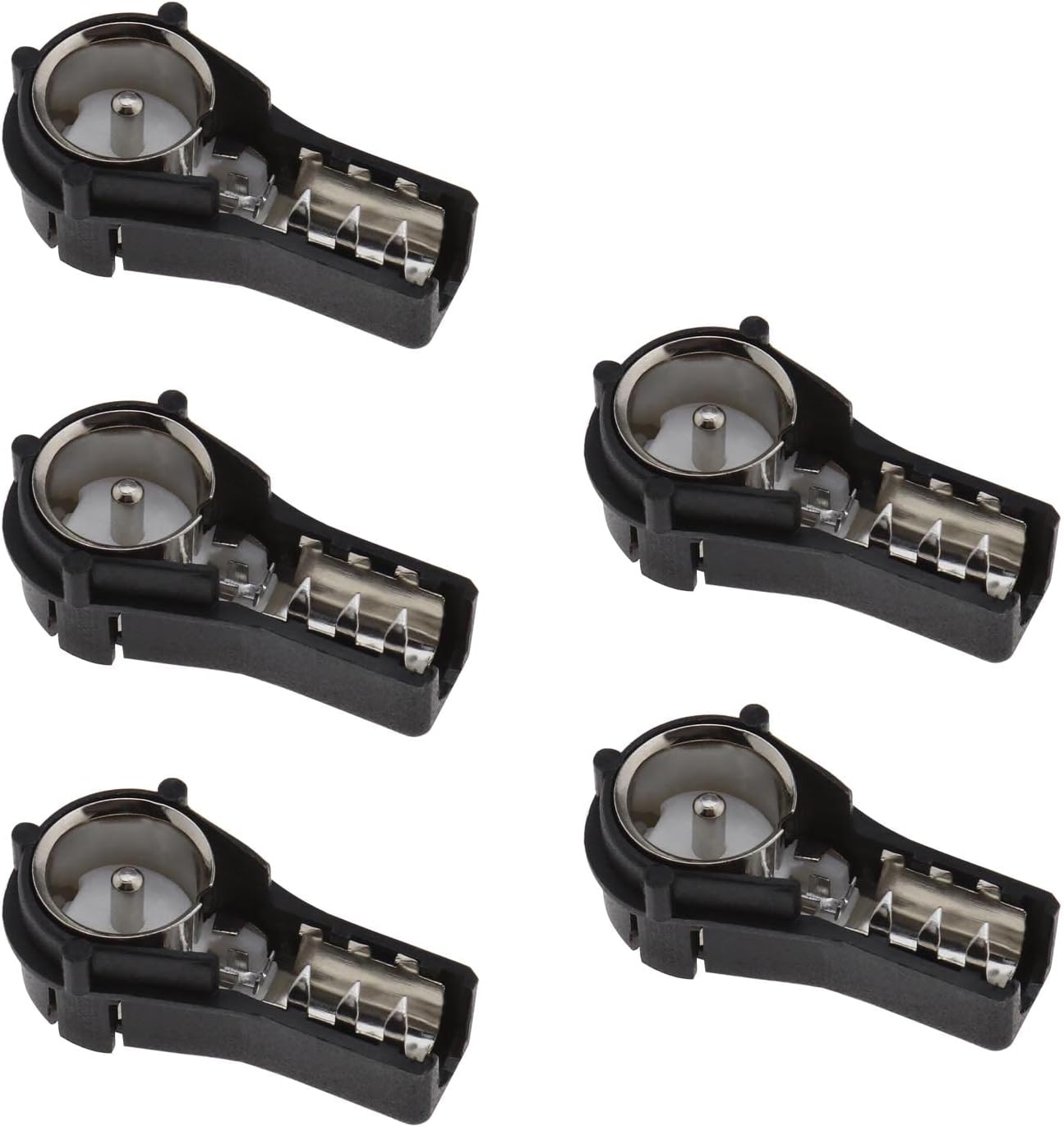 5er-pack Iso-steckeradapter Für Autoradioantennen – Kunststoffadapter Zum Crimpen Oder Löten – Für Die Meisten Autoradios Mit Antennenanschluss