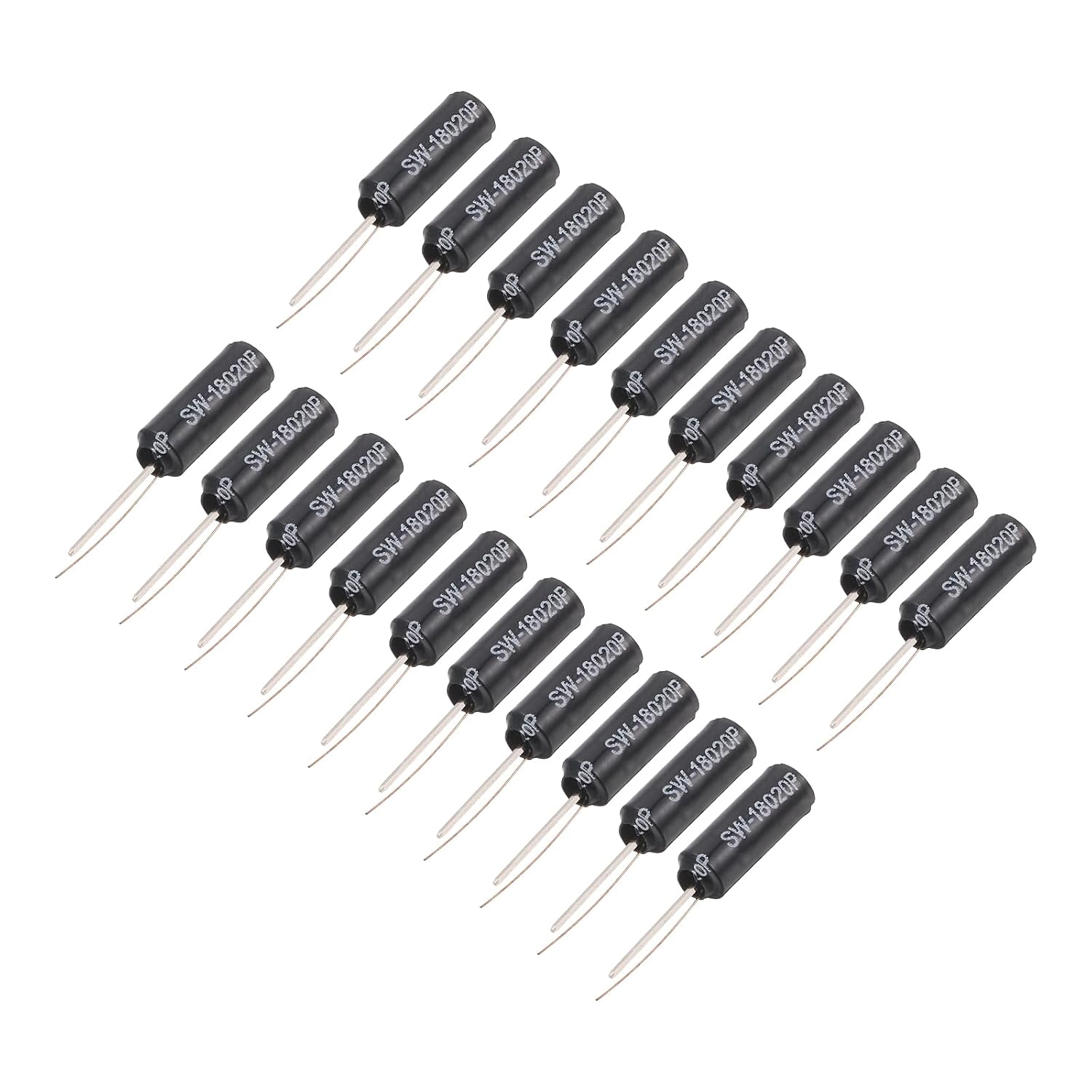 20 Stück Sw-18020p Vibrationssensor 12v 20ma Schwarz