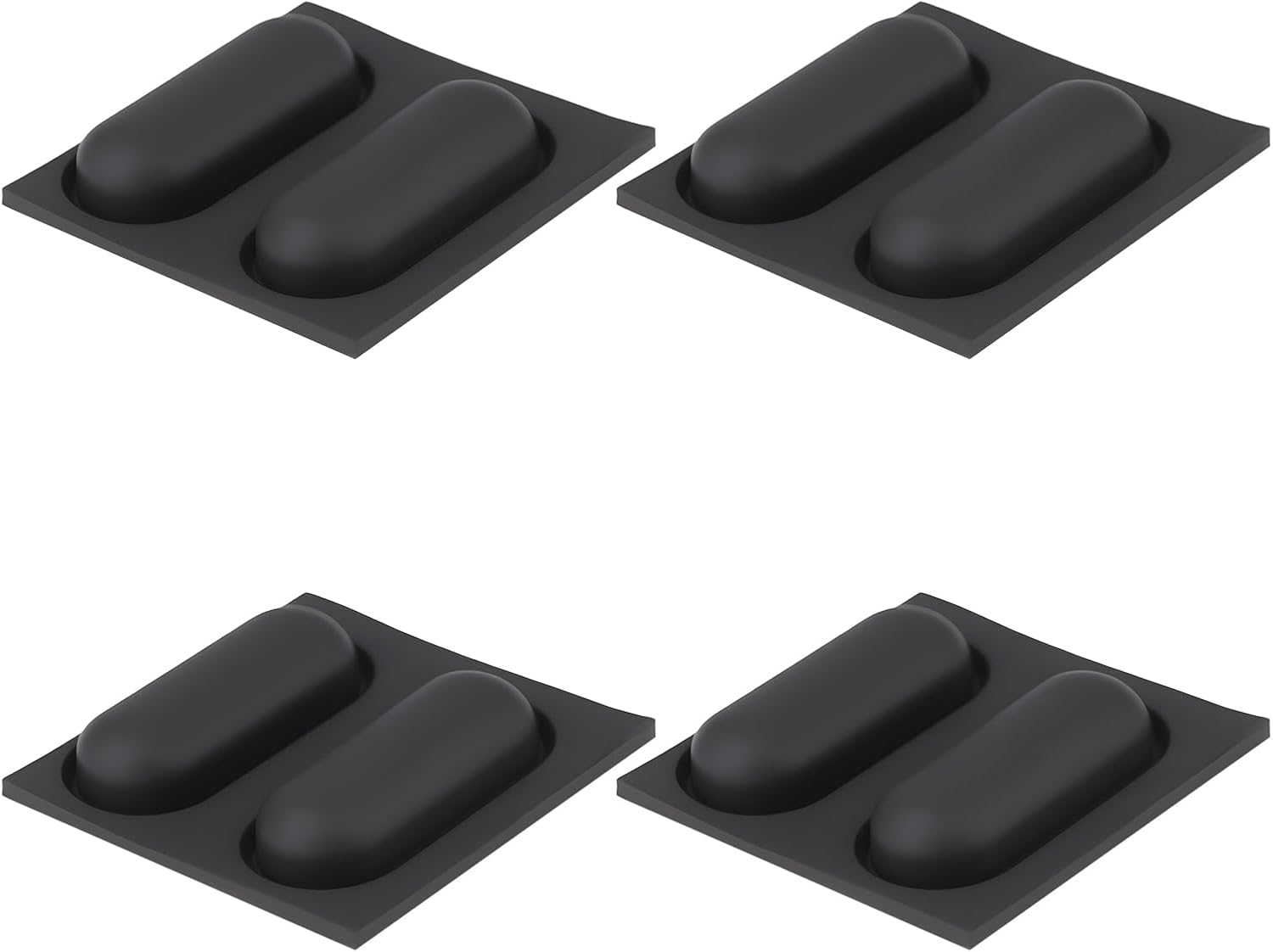 Set Mit 8 Selbstklebenden Gummipads Für Laptops, Kompatibel Mit Dell Latitude 5500, 5501, 5502 Und 5505
