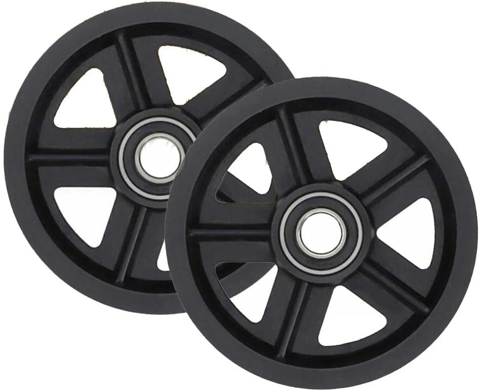 Set Mit 2 Schieberollen Für Scheunentore (120 Mm), Robuste Nylonräder – Aufhängungsrolle Aus Zinklegierung Für Einen Leisen Und Leichtgängigen Lauf, Geeignet Für Holz- Und Glastüren