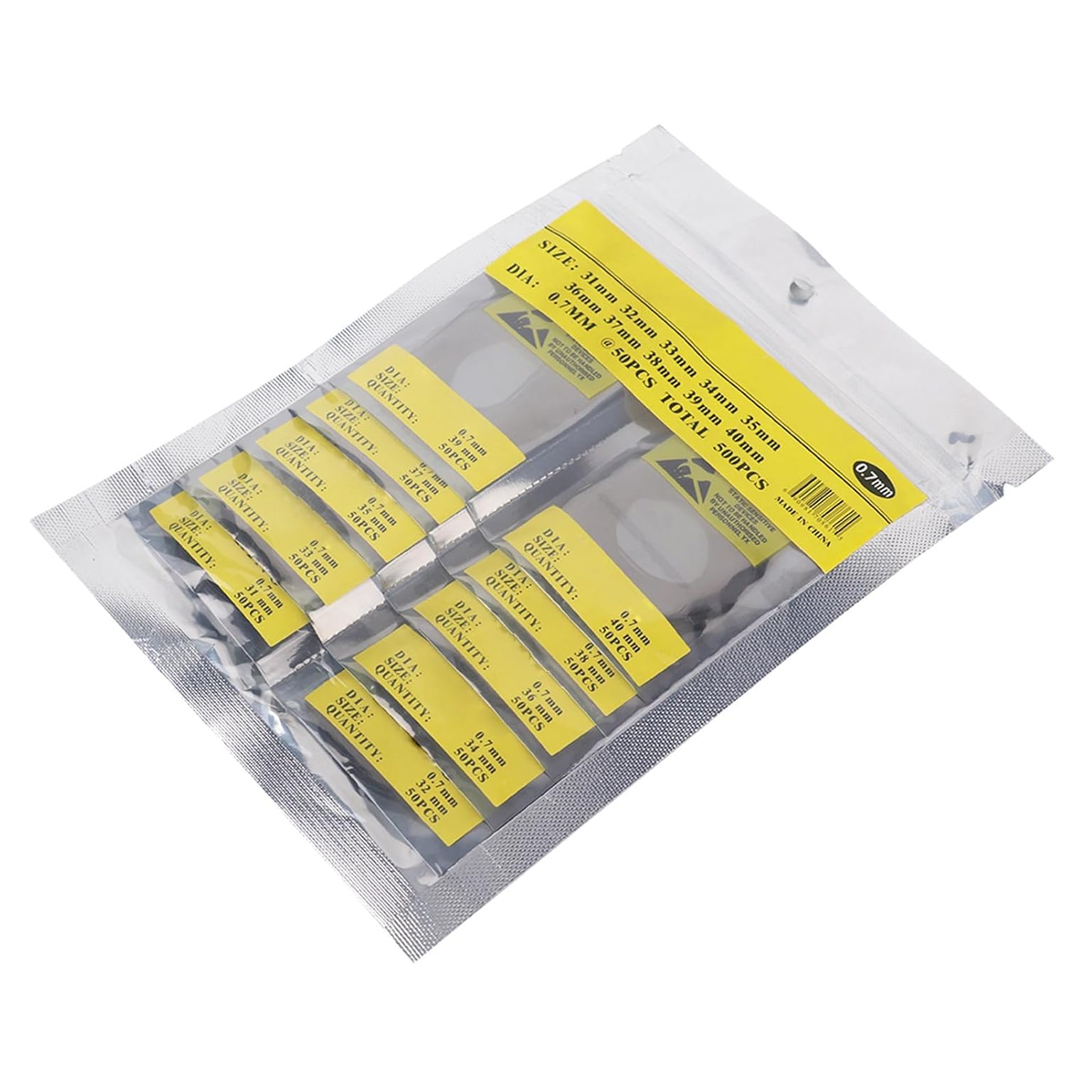 Gummi-o-ring, O-ringe Für Uhrenreparaturwerkzeug, Uhrenreparaturwerkzeug (0,7 Pro Packung Mit 500 Stück)