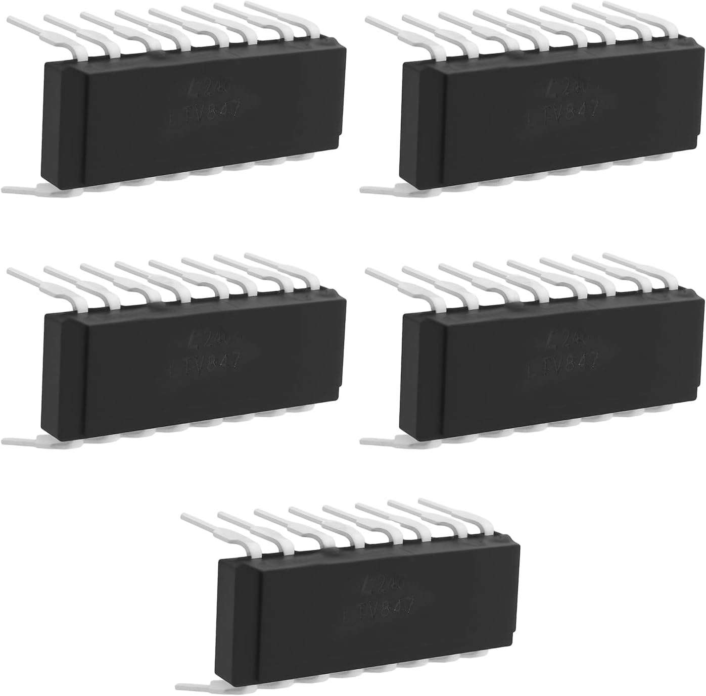 Konvolut Von 5 Ltv847 16-poligen 4-kanal-ausgangstransistoren Für Elektrische Netzwerkgeräte