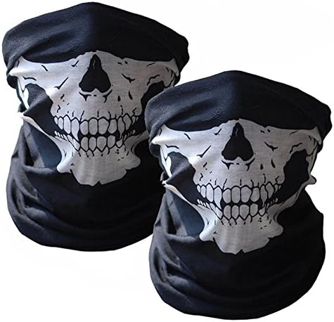 Stück Cool Ghost Mehrzweck-halbmaske Zum Skifahren Und Radfahren, Nackenwärmer
