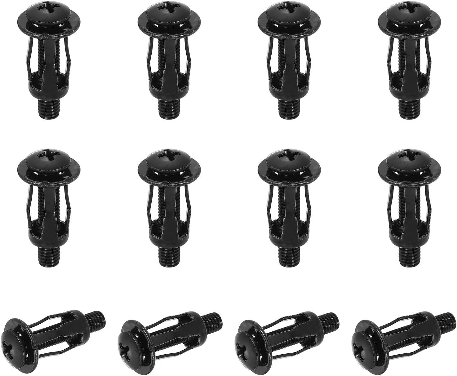 Metalldübel Für Hohlwände M5x28mm Schwarz 12 Stück