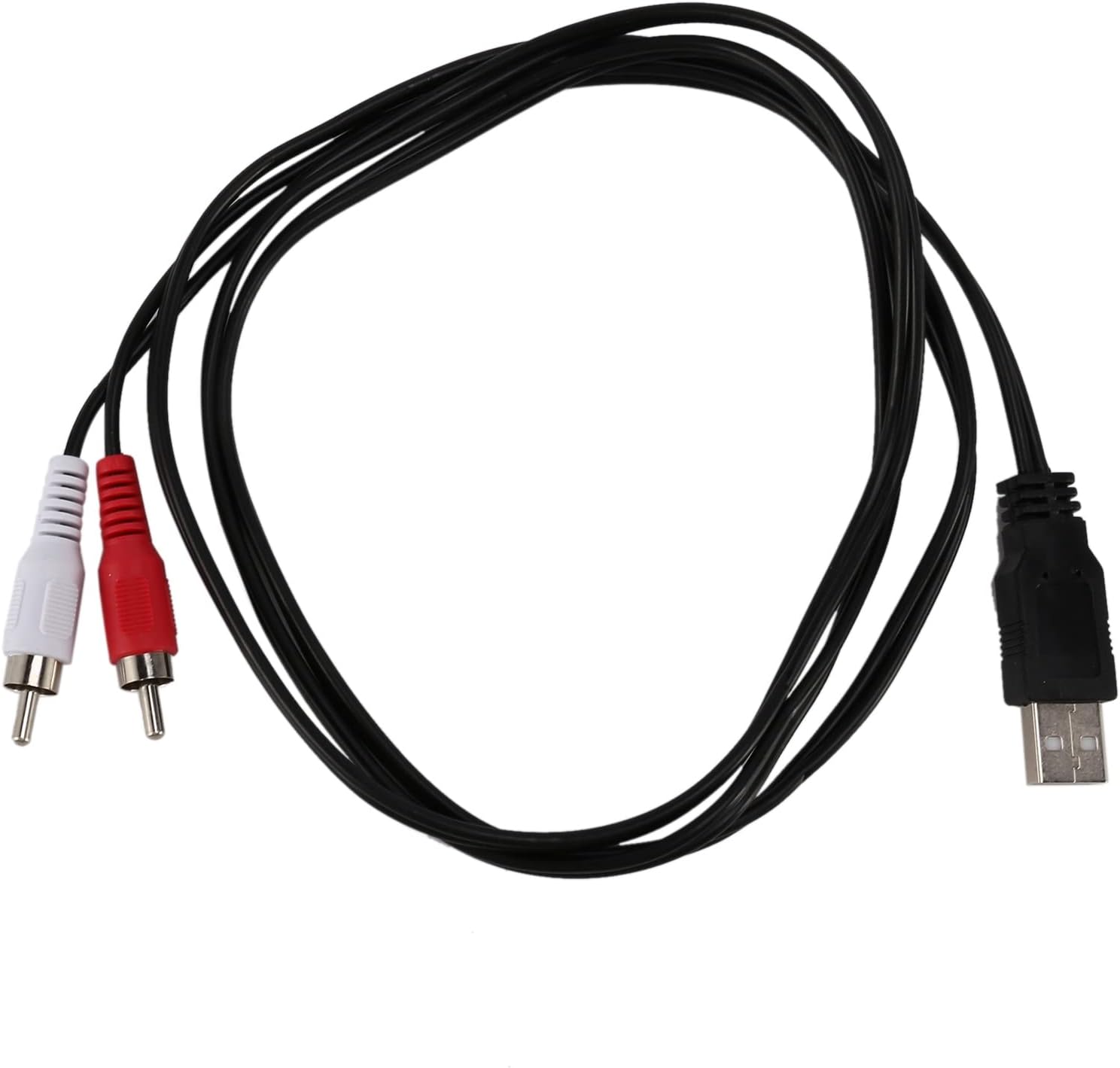 Usb-a-stecker Auf 2 Av-stecker-cinch-kabel Für Pc, Fernseher, Audio-/videoadapter, 1,5 M