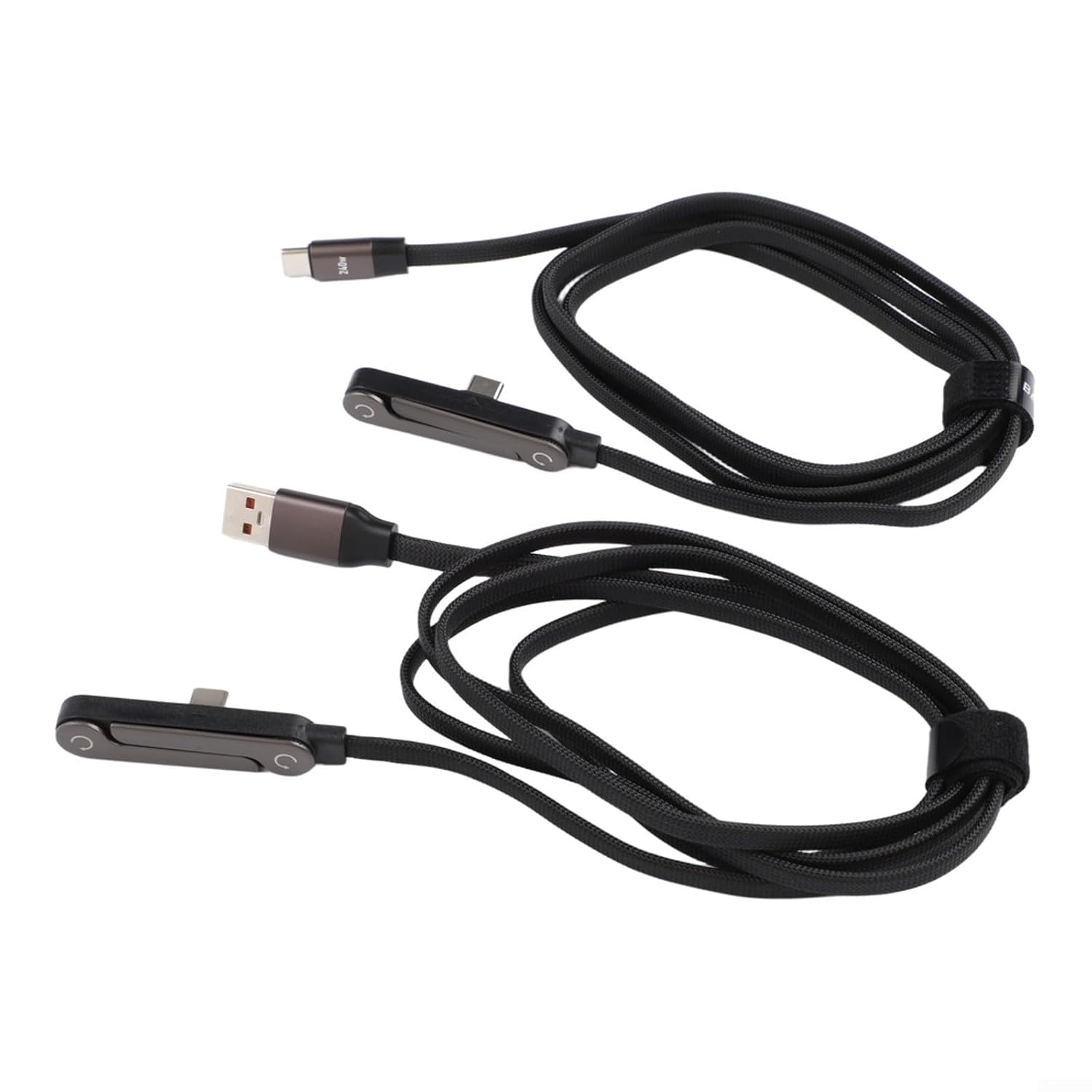 1,5 M Langes Rechtwinkliges Ladekabel Für Desktop-computer (1 Dc + 1 Ac)