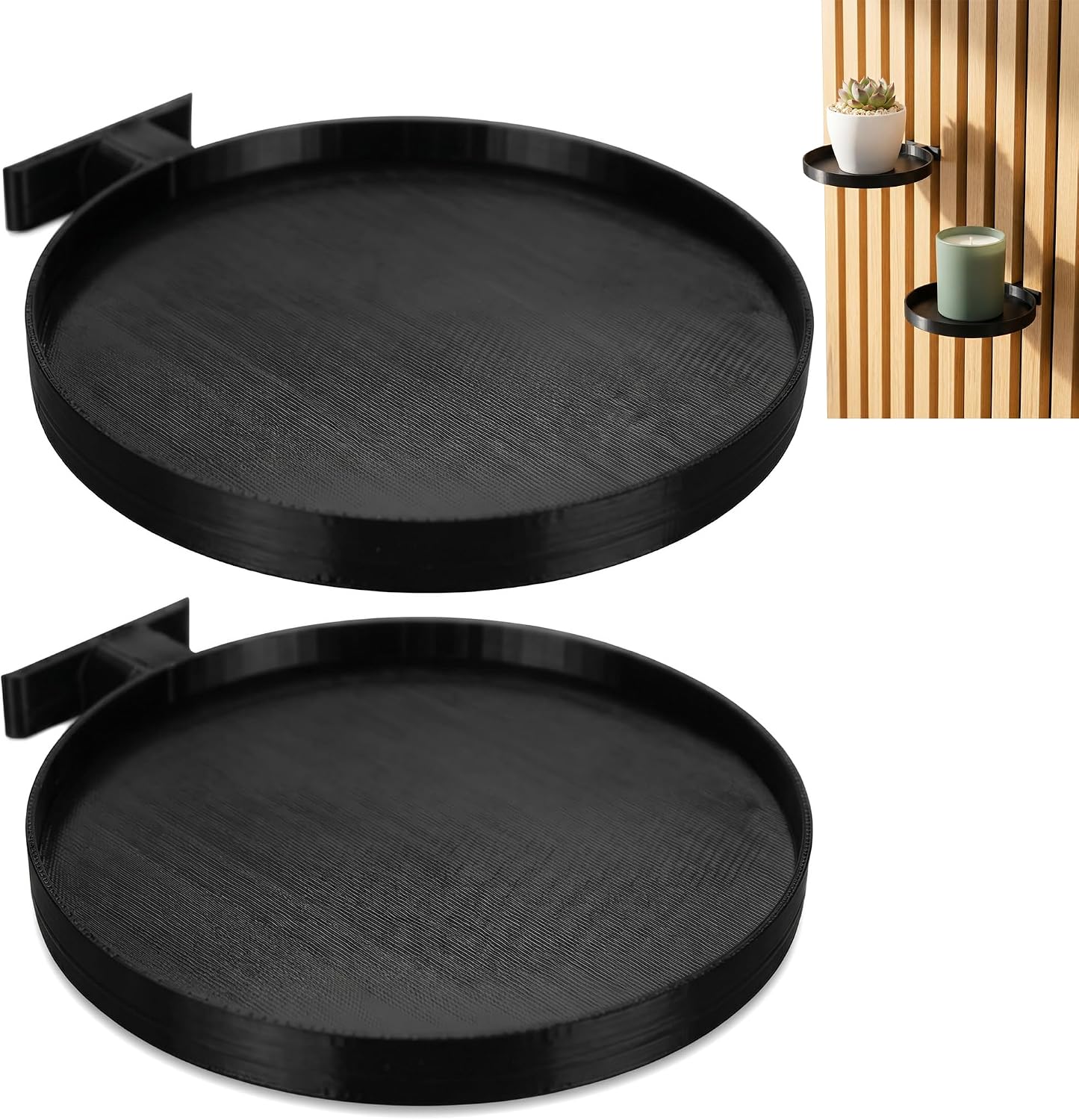 Set Mit 2 Akustikpaneelen – Pflanzenstütze Ohne Bohren