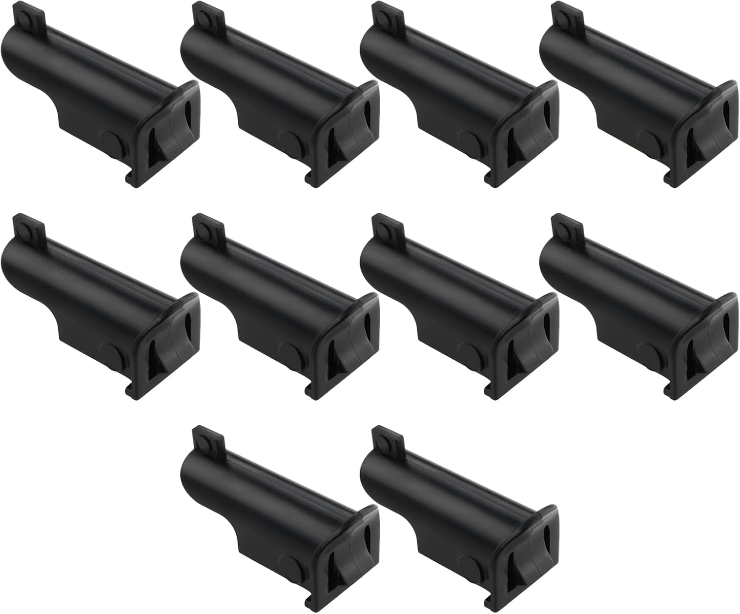 Set Mit 10 Faltbaren Türverlängerungen Aus Kunststoff, Kompatibel Mit Haller, Usm Und Usm Haller. Schwarz.