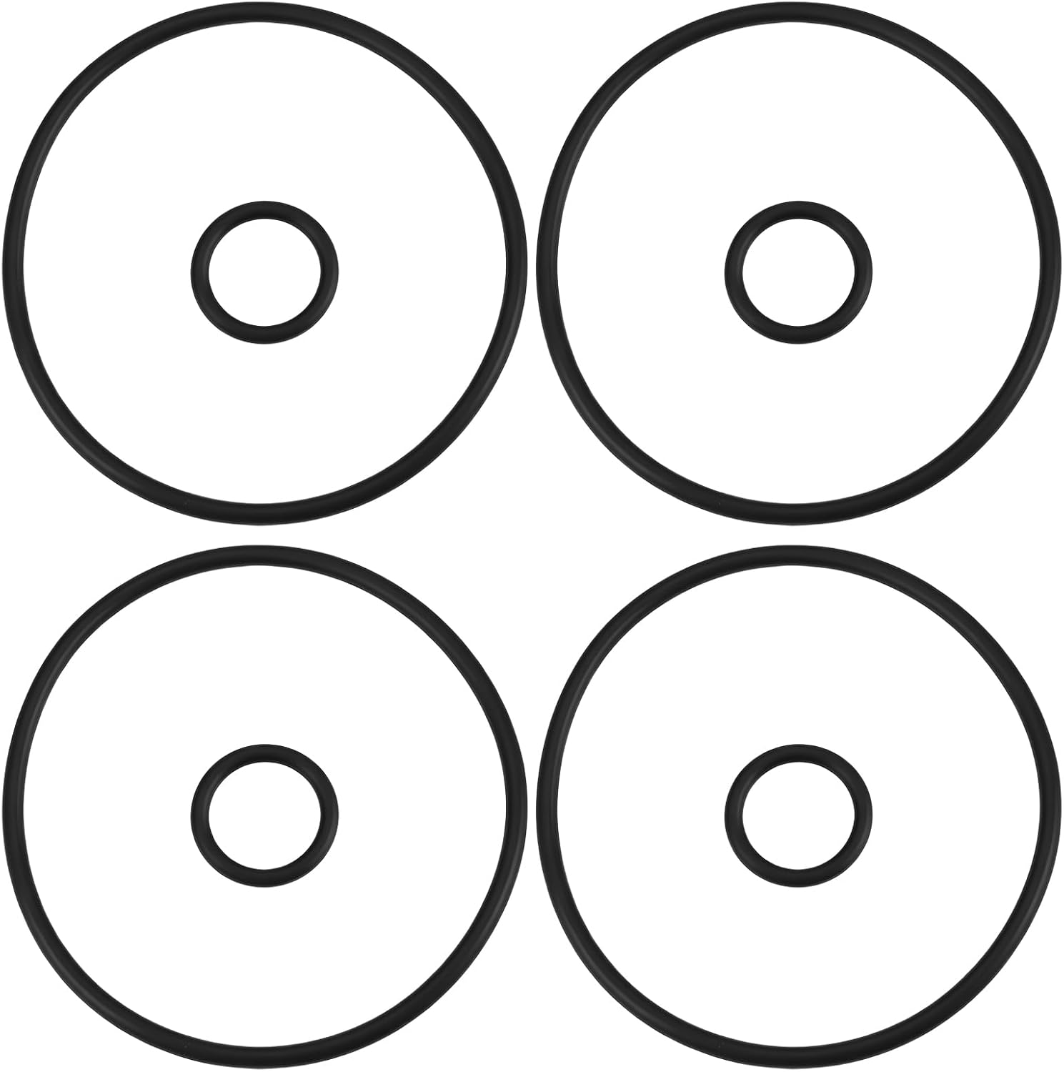 8-teiliger O-ring-satz Für Quad-ölfilterdeckel 58,8 X 54 X 2,4 Mm 16,5 X 12,7 X 1,9 Mm 91304-hn5-670 Kompatibel Mit Honda Trx350