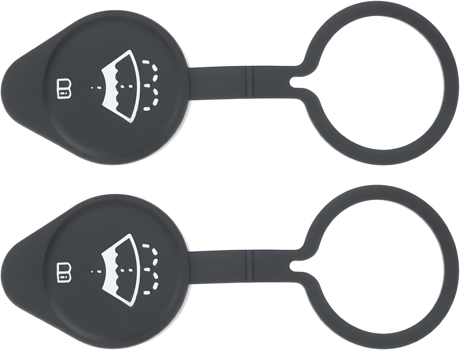 2-teiliger Deckel Für Den Scheibenwaschflüssigkeitsbehälter 25731418 19540420, Kompatibel Mit Chevrolet Suburban, Tahoe Und Venture