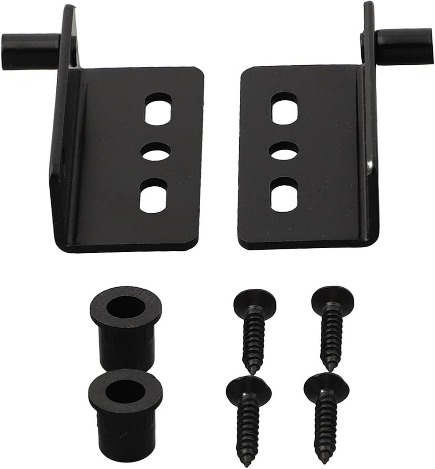 Set Mit 2 Schwarzen, Verdeckten Türbändern Mit Buchse Für Holzschränke, Kleiderschränke, Innentüren, T-förmige Befestigung
