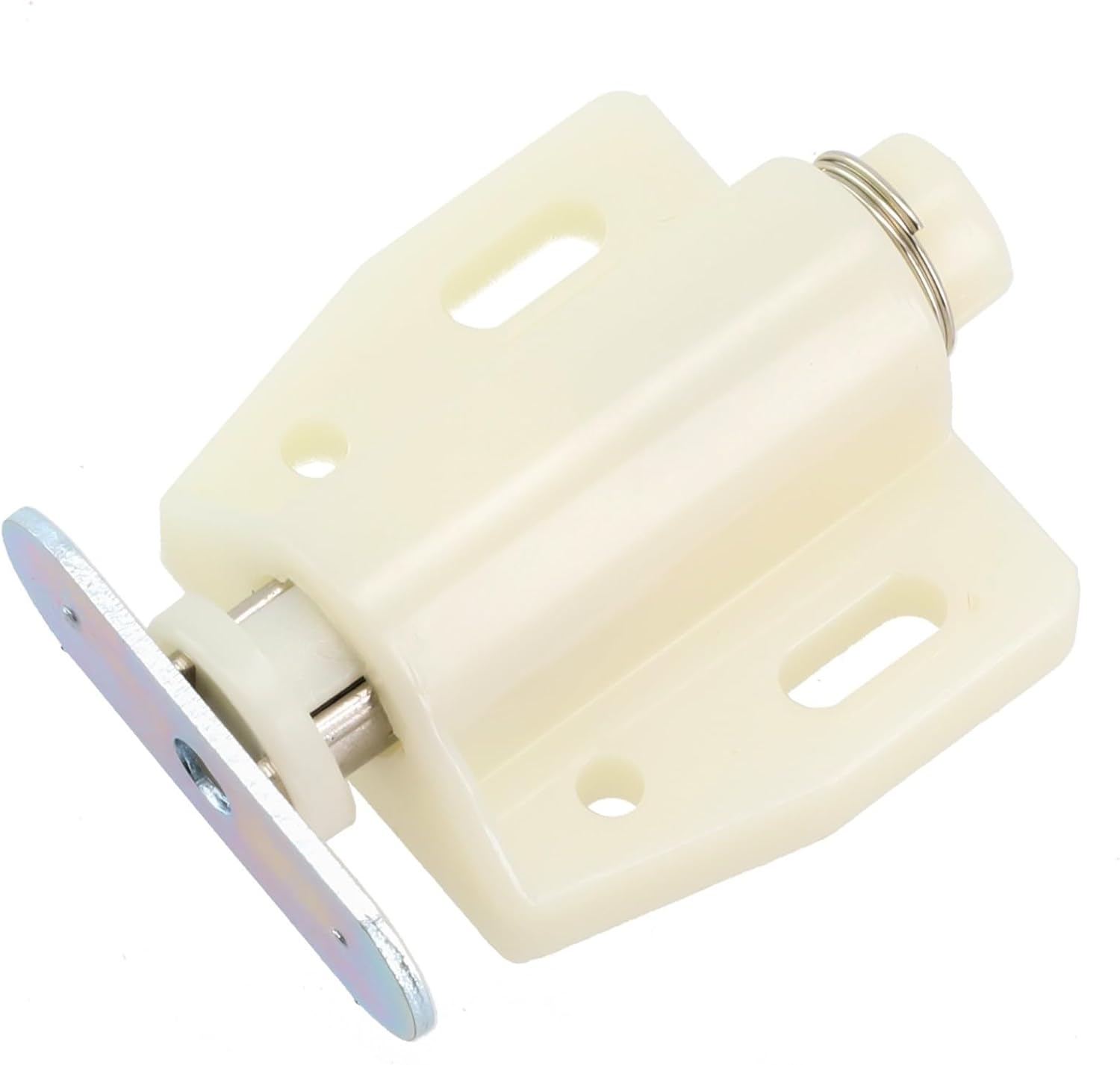 Runder, Langsam Schließender Türstopper, Schwarz (beige)