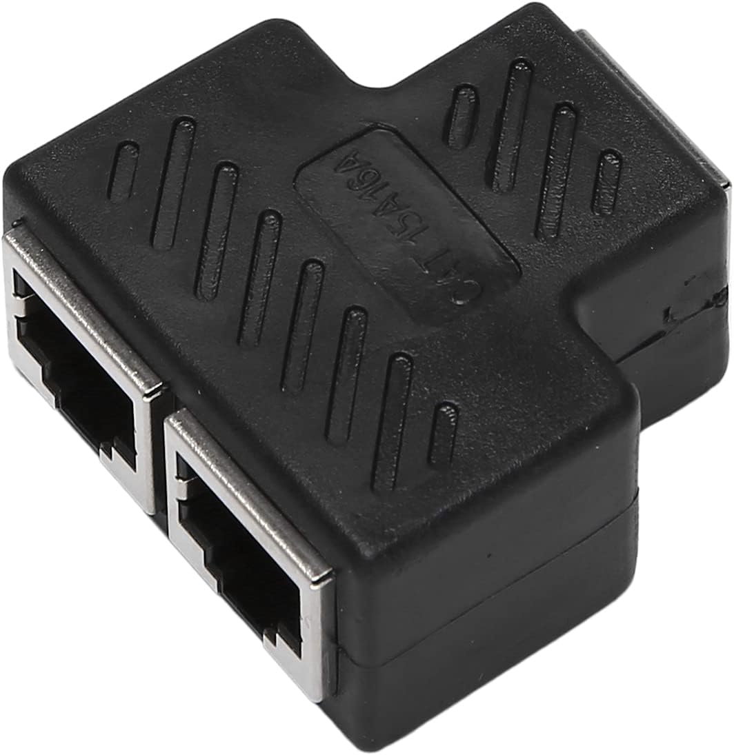 Rj45 2-port Ethernet Lan Netzwerk-splitter-adapter-anschlussstecker (1 Stück)