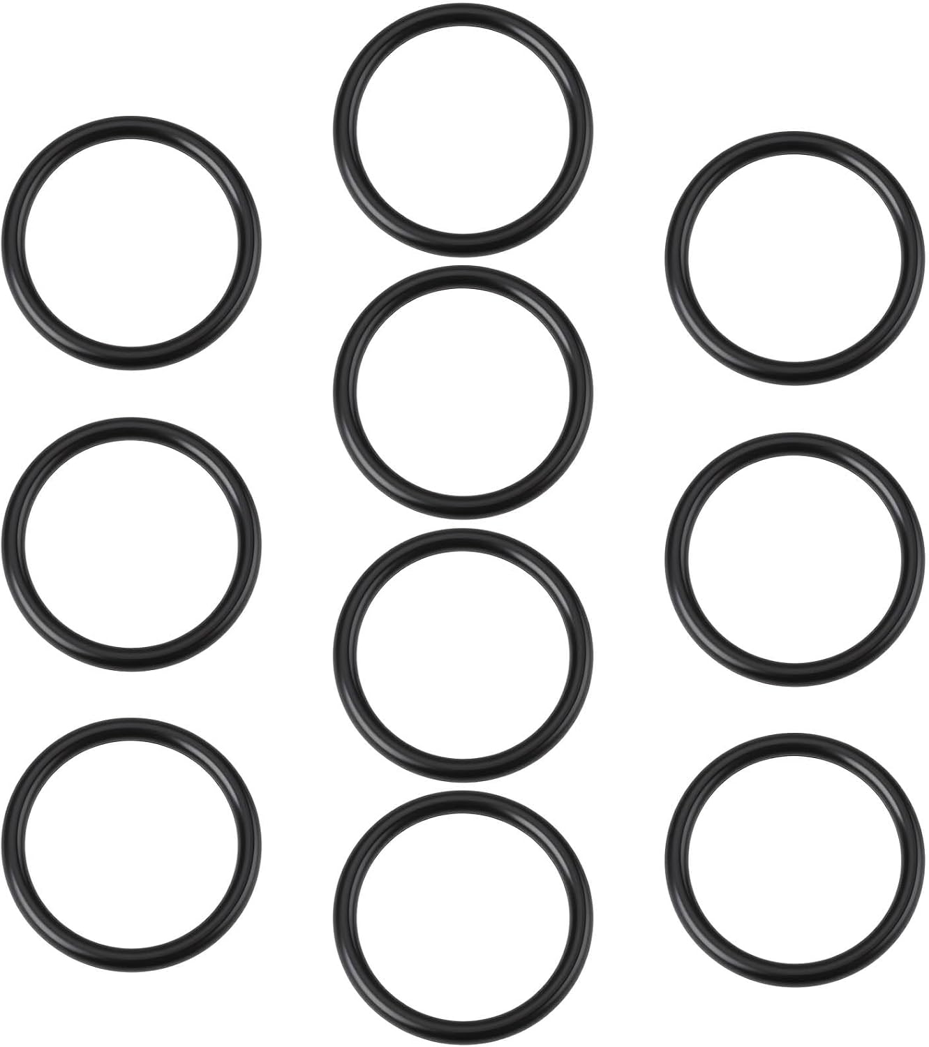 Satz Mit 10 Dichtungen Für Kühlwasserschläuche 11531705224 11531705223 36 X 45 X 4,5 Mm, Kompatibel Mit Bmw 5er E39 M57